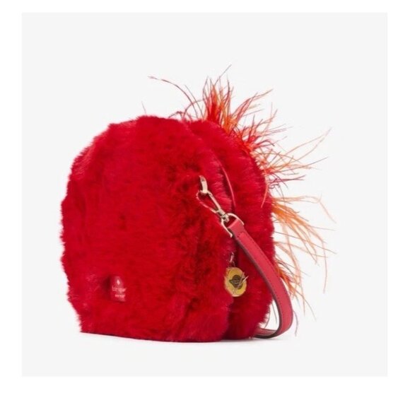 Kate Spade x Disney Muppets ANIMAL Crossbody Faux Fur NWT - Picture 3 of 5